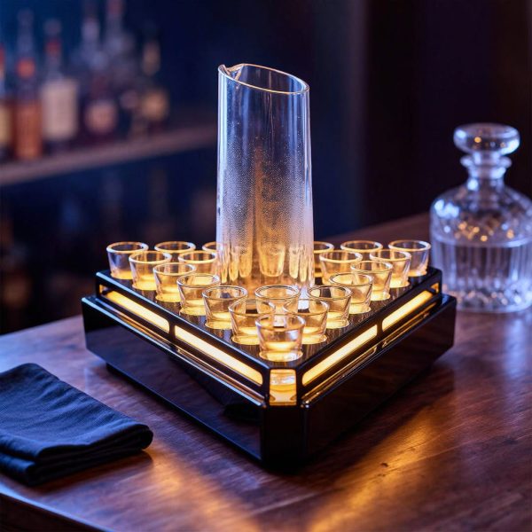 LED Shot Glass Tray Set