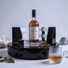 Double Blue Light Circular Wine Stand