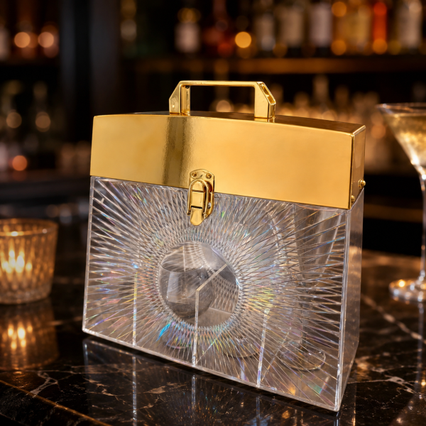 1-1.png Gold Top Holographic Wine Carry Box