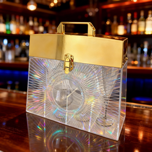 2-1.png Gold Top Holographic Wine Carry Box