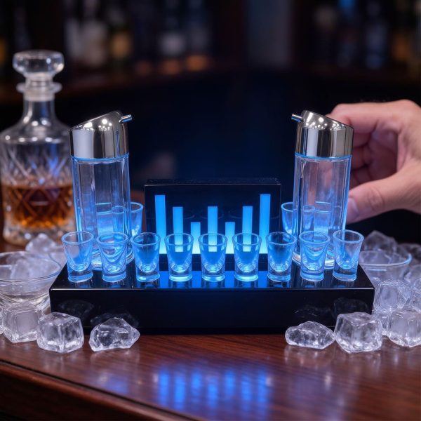 3-1.jpg LED Bar Shot Rack With Dual Shakers