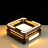 Square Gold LED Wine Stand