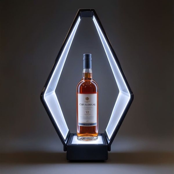 Rhombus LED Wine Stand