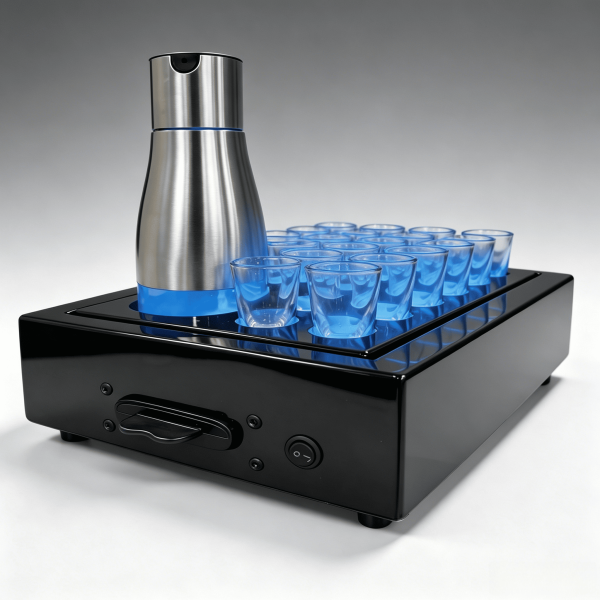 生成产品图片-3.png Blue LED Shot Glass Tray Set