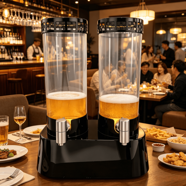 酒吧发光水果拼盘商业大片-2.png Dual Tank LED Drink Dispenser