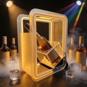 Cube Glow Wine Presenter